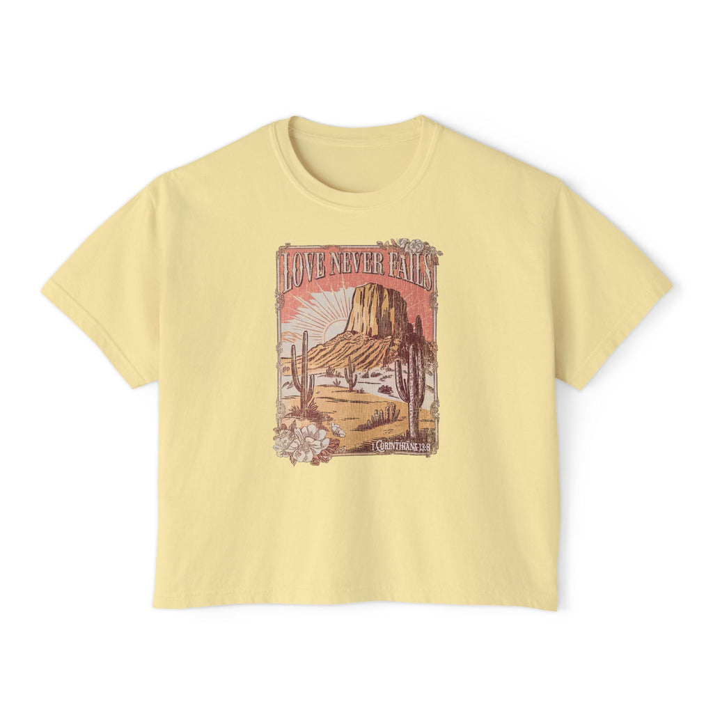 Desert Love Never Fails Boxy Tee