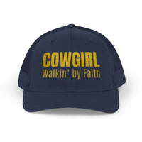 Cowgirl Walkin' by Faith Trucker Hat