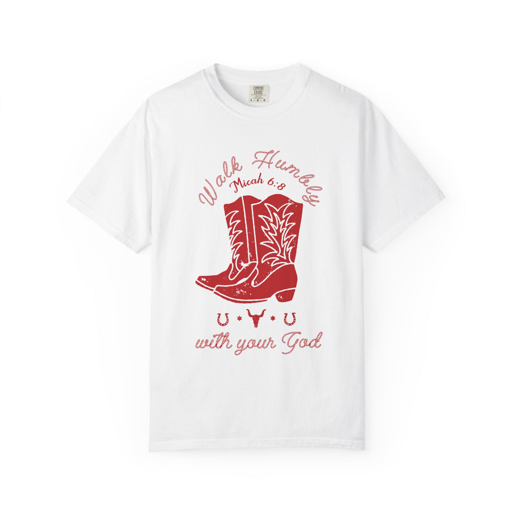 Cowgirl Rope Font Walk Humbly Shirt