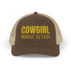Cowgirl Walkin' by Faith Trucker Hat