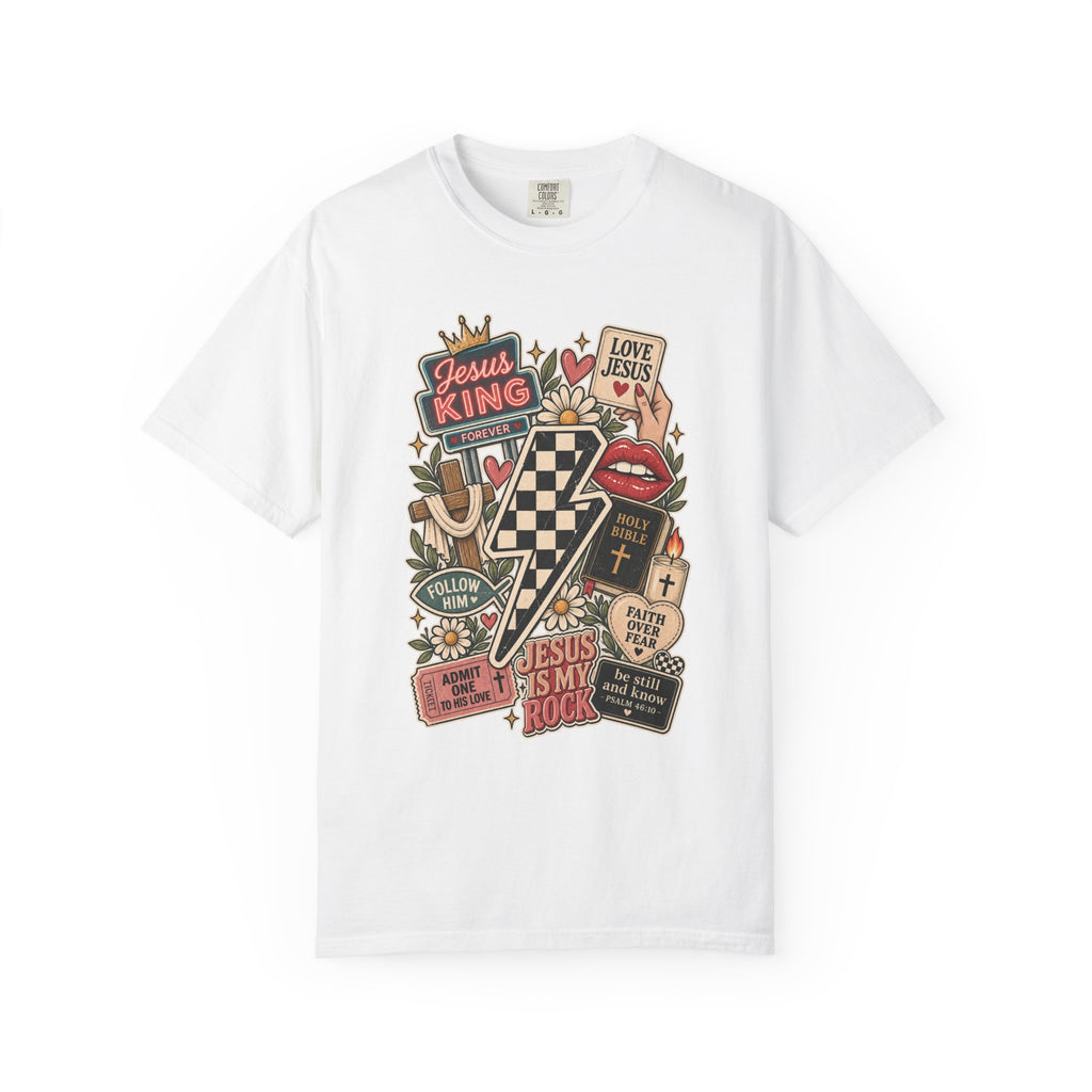 Western Collage Jesus Shirt