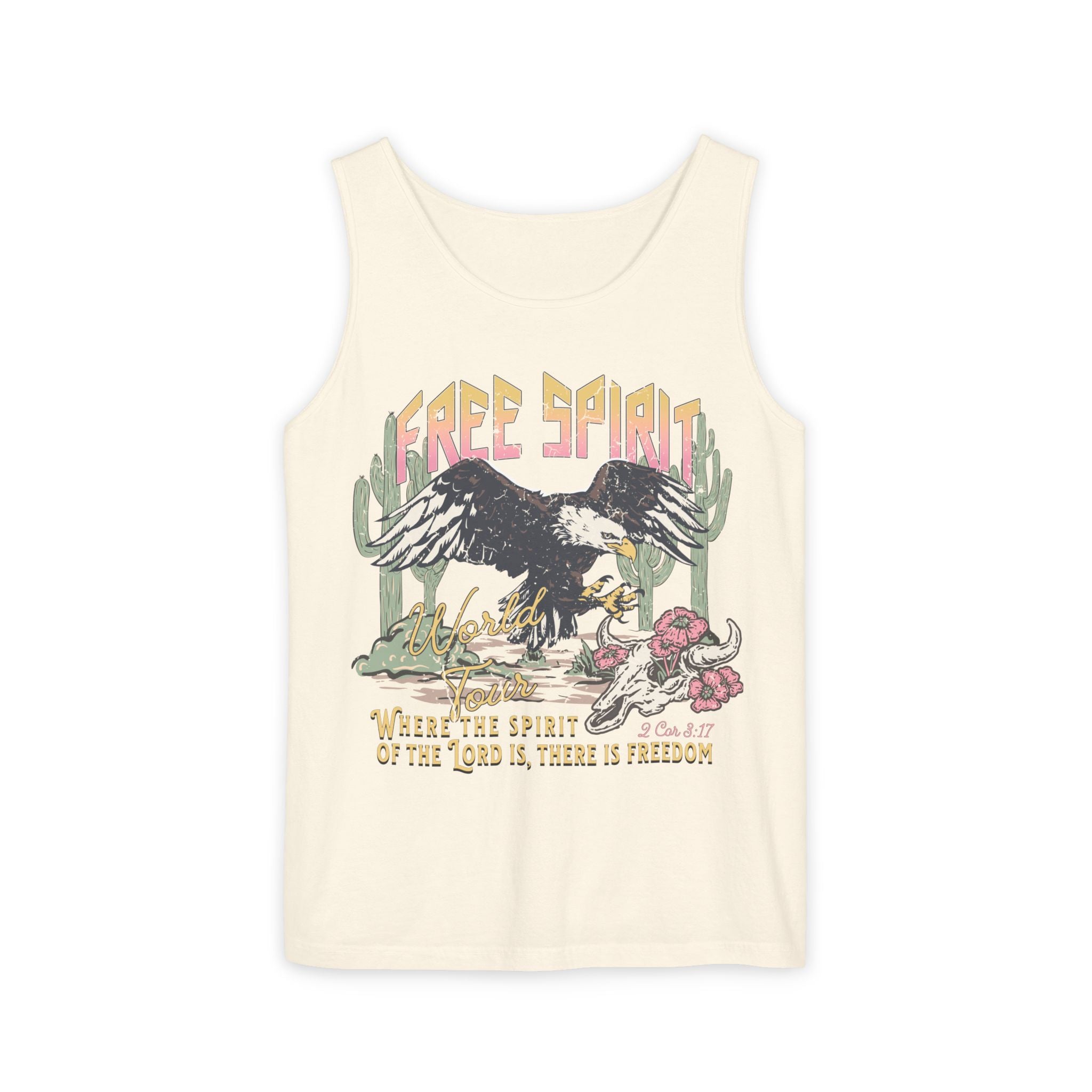 Vintage Freedom Comfort Colors Tank