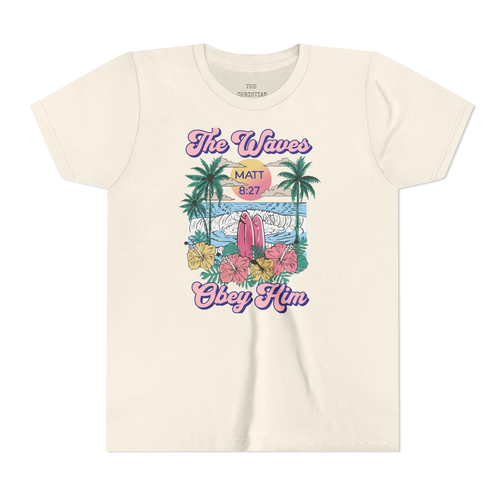 The Waves Obey Him Youth Shirt