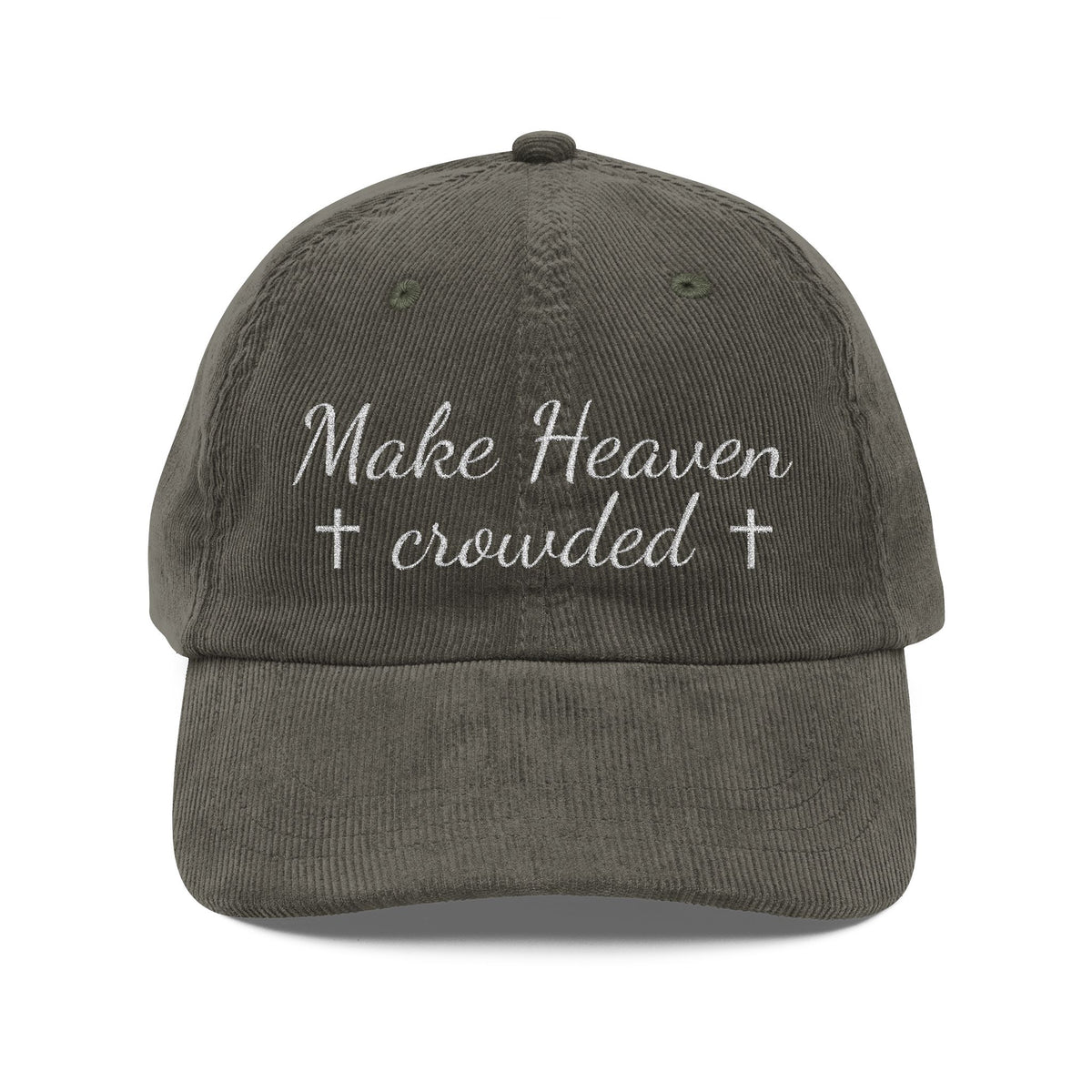 Make Heaven Crowded Corduroy Cap