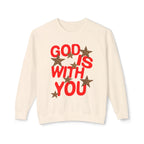 Leopard Star God Is With You Sweatshirt