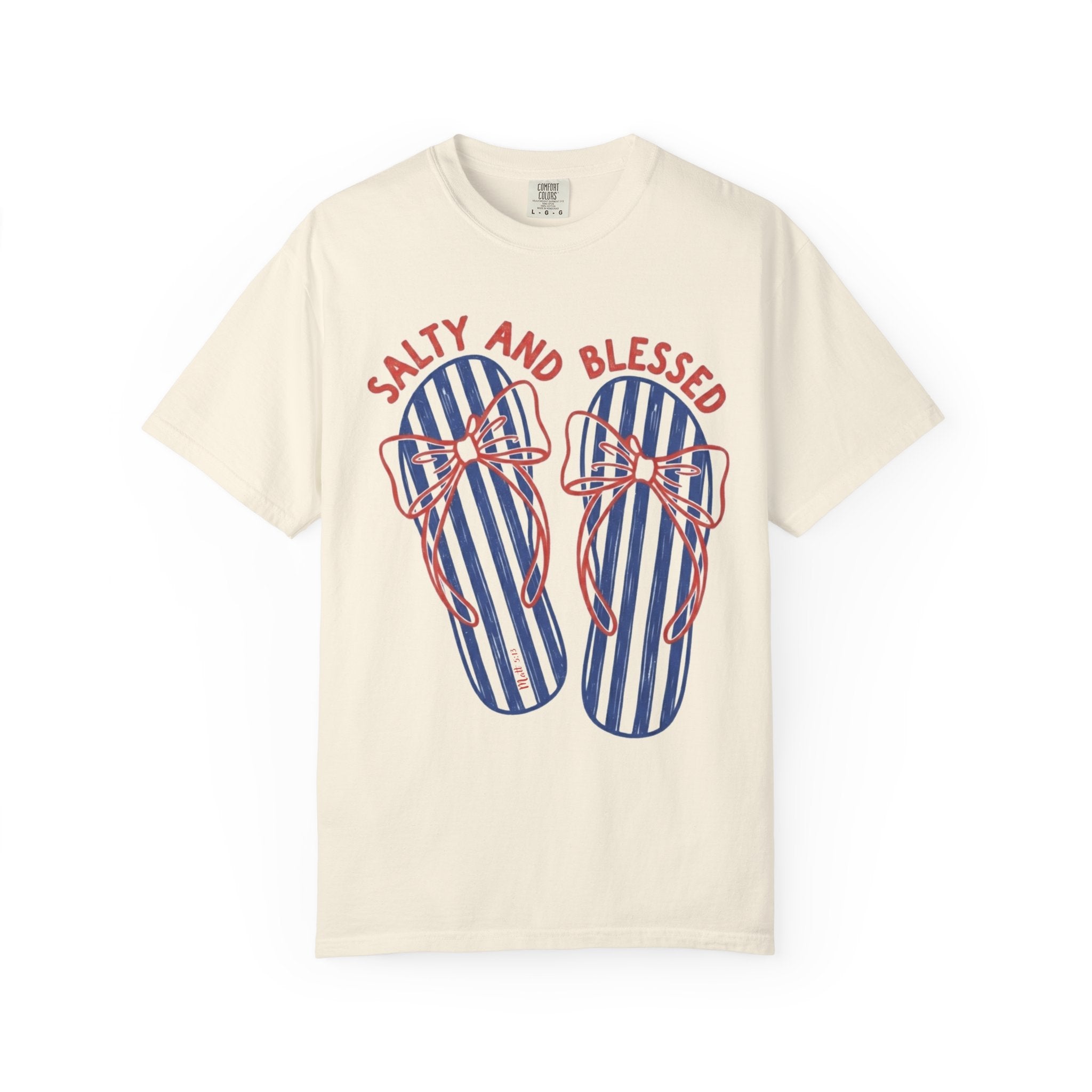 Salty and Blessed Sandals Shirt