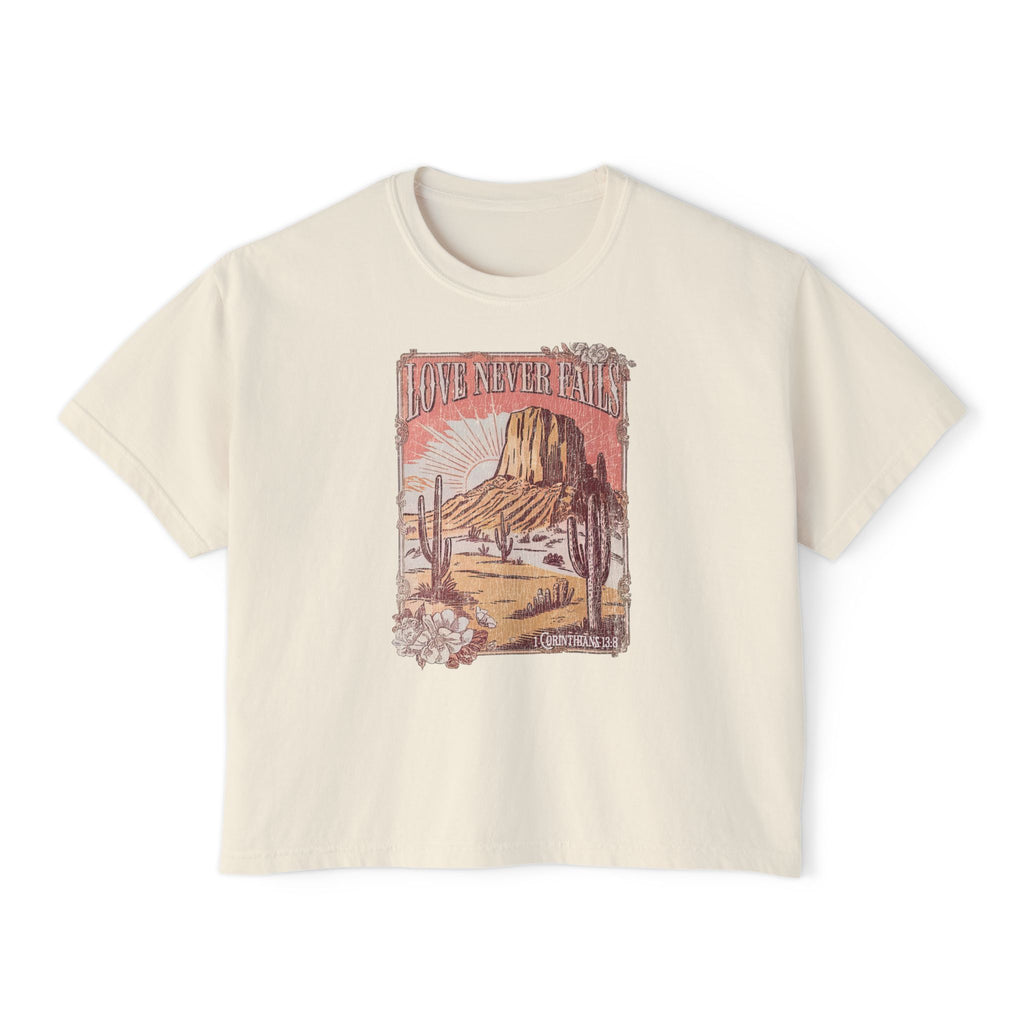 Desert Love Never Fails Boxy Tee