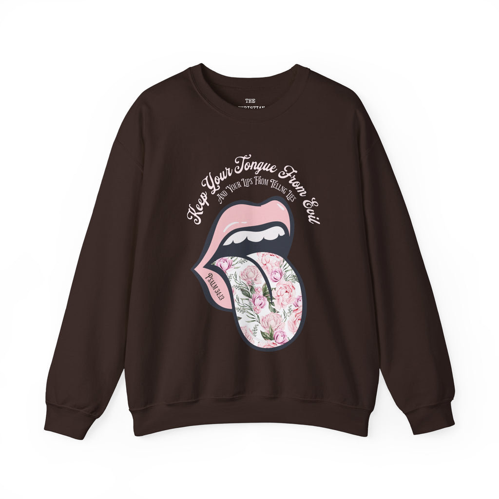Retro Keep Your Tongue From Evil Sweatshirt