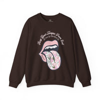 Retro Keep Your Tongue From Evil Sweatshirt
