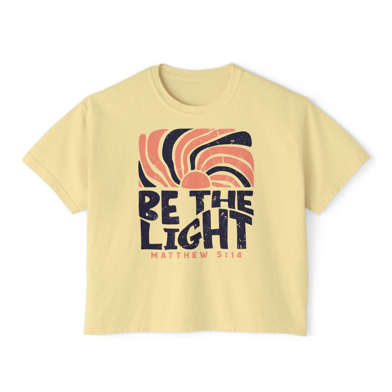 Be The Light Boxy Tee