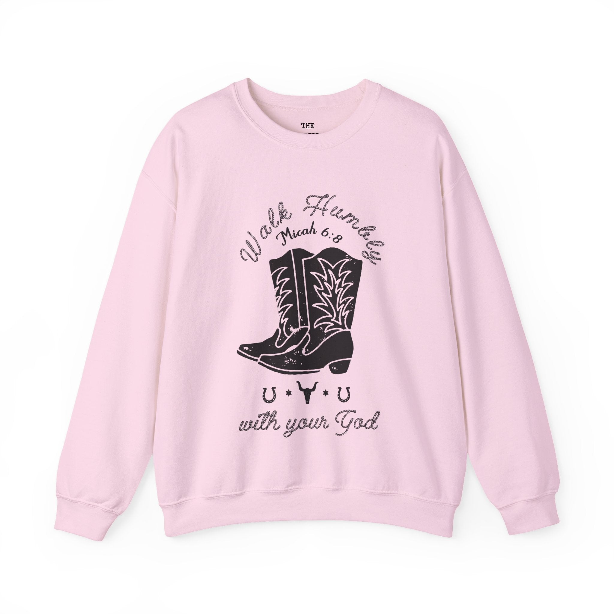 Walk Humbly Rope Font Sweatshirt