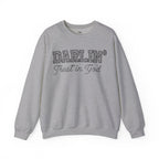 Lace Font Trust in God Sweatshirt