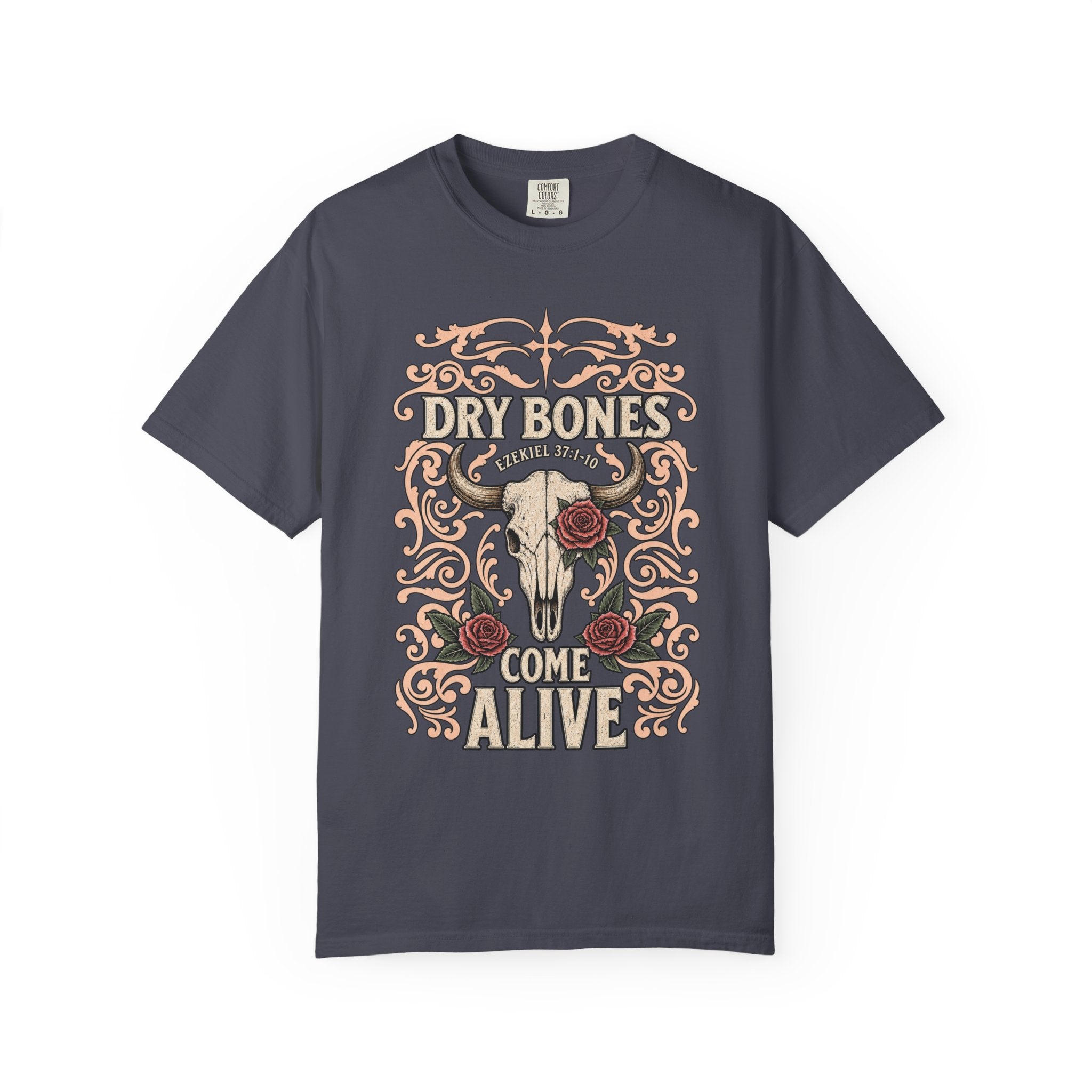 Dry Bones Flower Skull Shirt