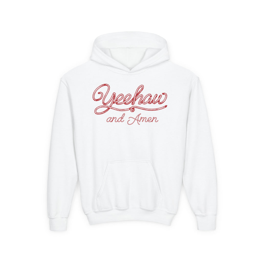Rope Font Yeehaw Amen Hoodie