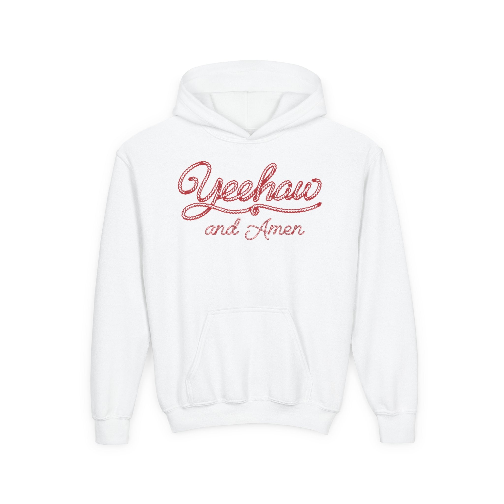 Rope Font Yeehaw Amen Hoodie