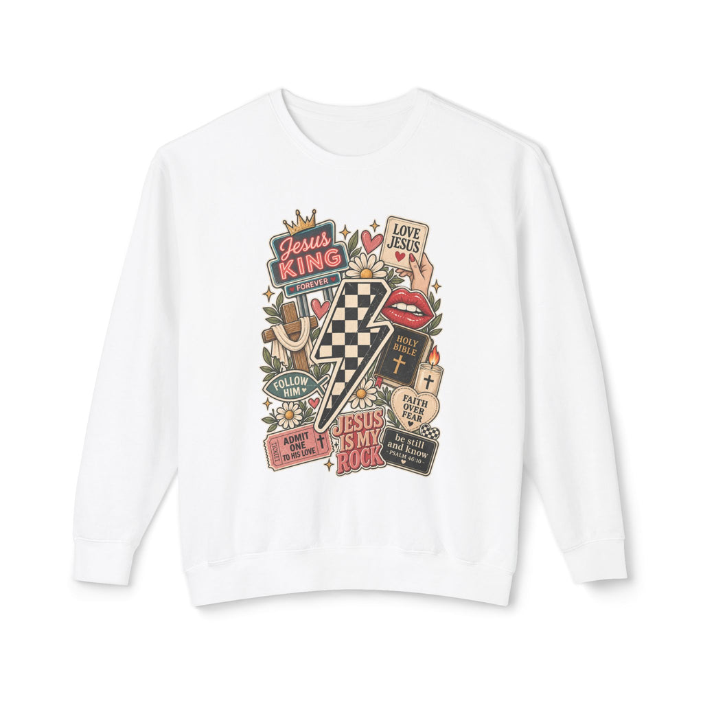 Western Collage Jesus Sweatshirt