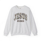 Jesus Saves Camo Font Sweatshirt