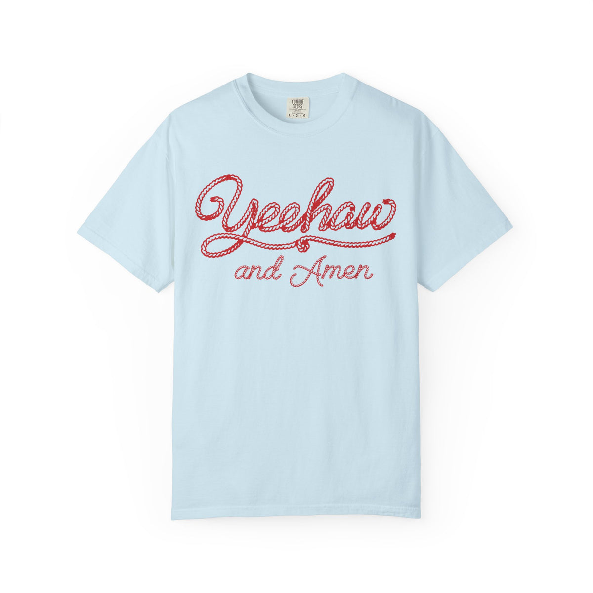 Rope Font Yeehaw Amen Shirt