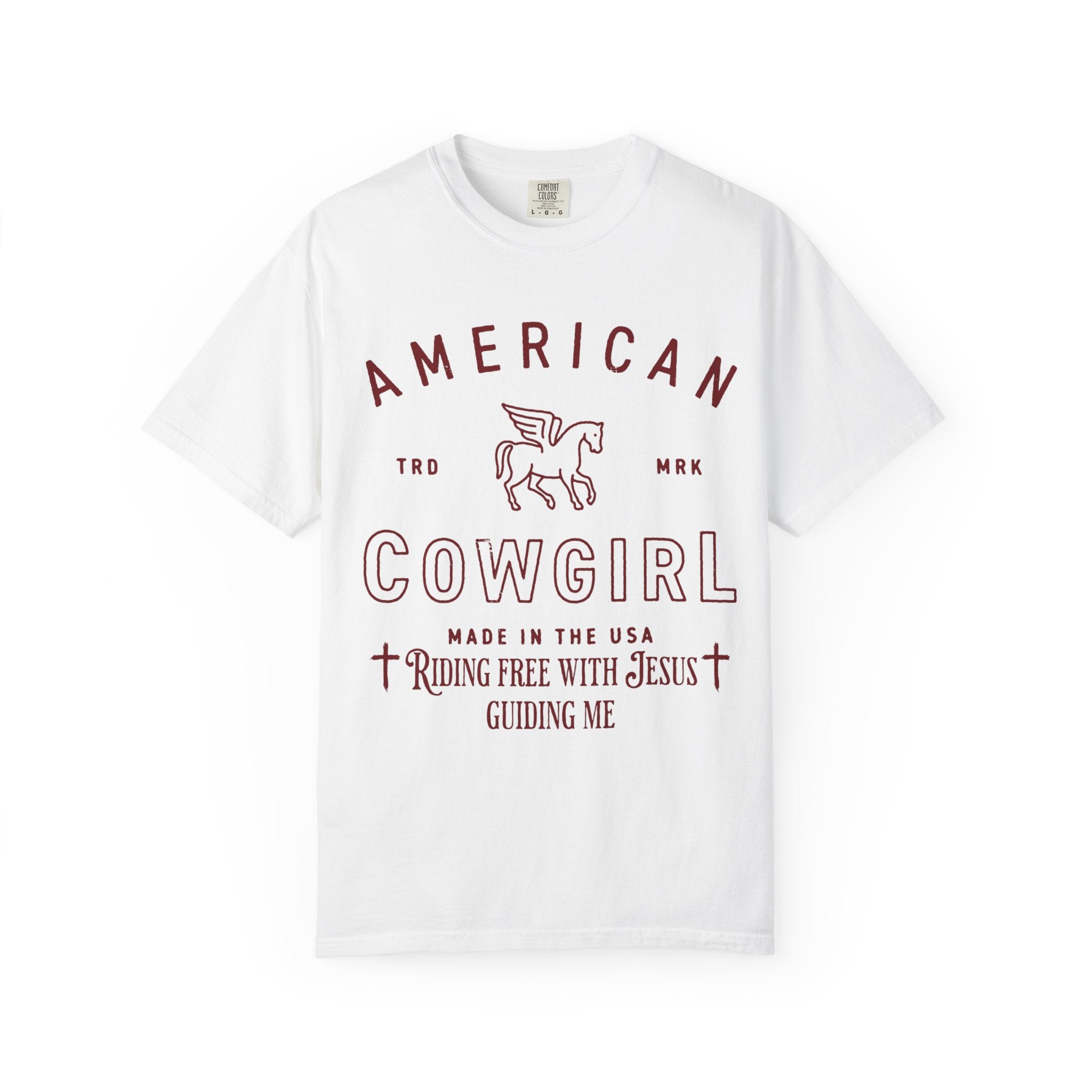 Riding Free With Jesus Guiding Me Shirt
