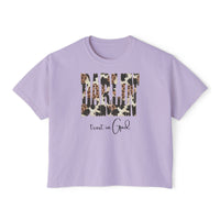 Camo Leopard Font Darlin' Boxy Tee