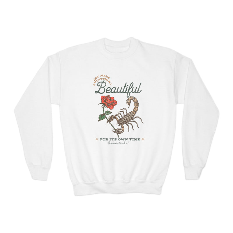 God Made Everything Beautiful Youth Sweatshirt