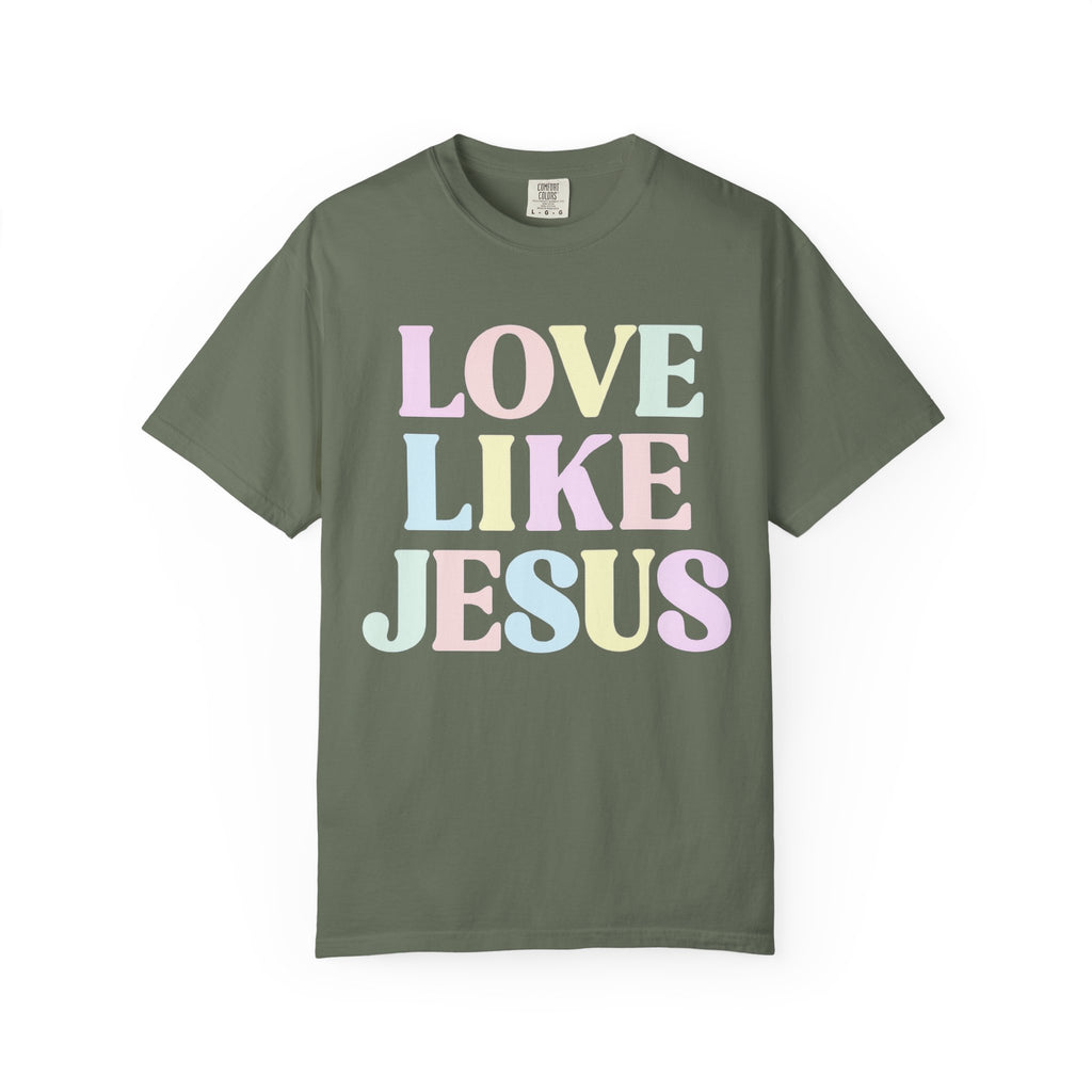 Pastel Love Like Jesus Shirt