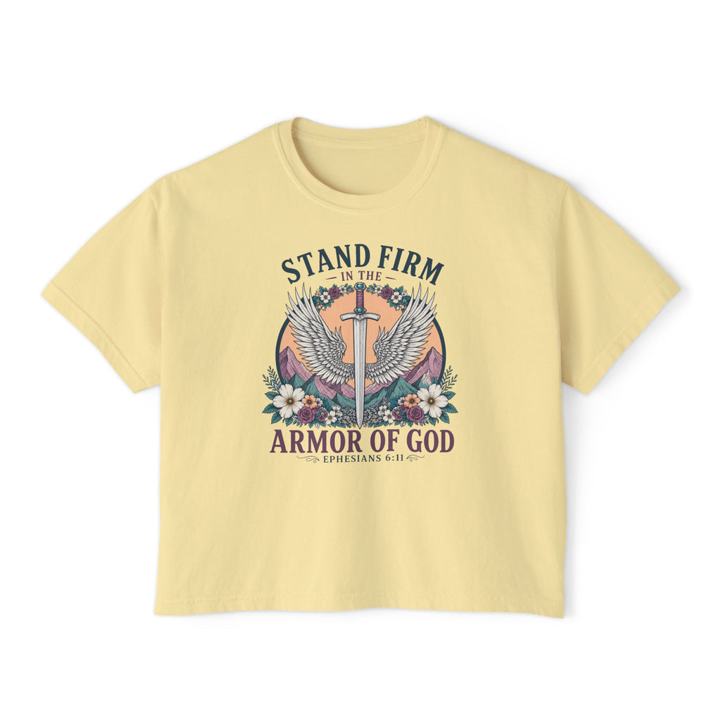 Stand Firm Armor Boxy Tee