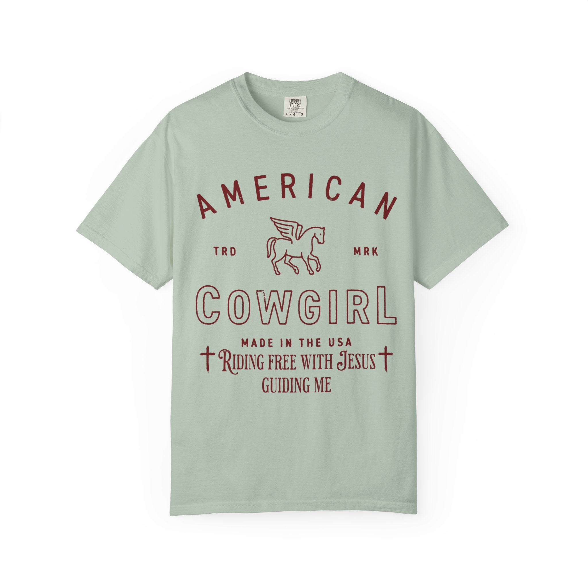 Riding Free With Jesus Guiding Me Shirt