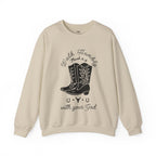 Walk Humbly Rope Font Sweatshirt