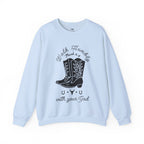 Walk Humbly Rope Font Sweatshirt