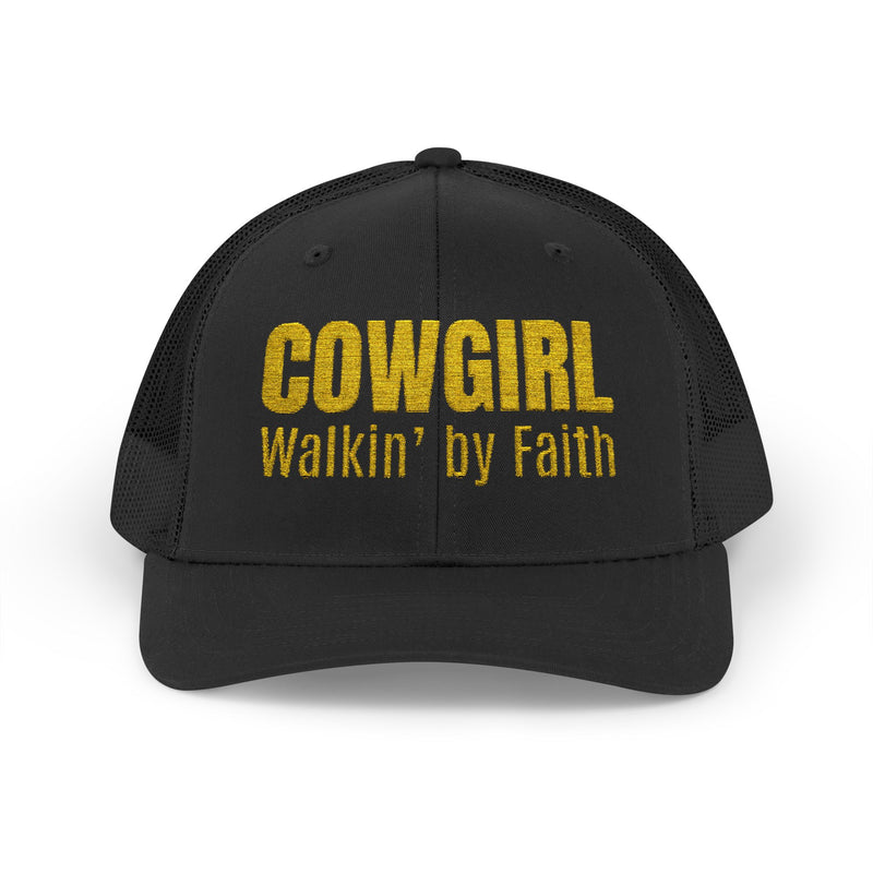 Cowgirl Walkin' by Faith Trucker Hat