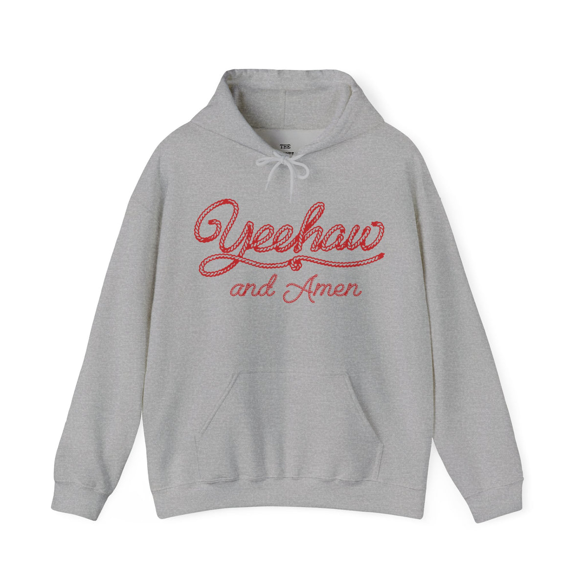 Rope Font Yeehaw and Amen Hoodie