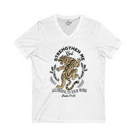 Tiger Strengthen Me V Neck