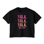 Cowgirl Boots Ya'll Boxy Tee