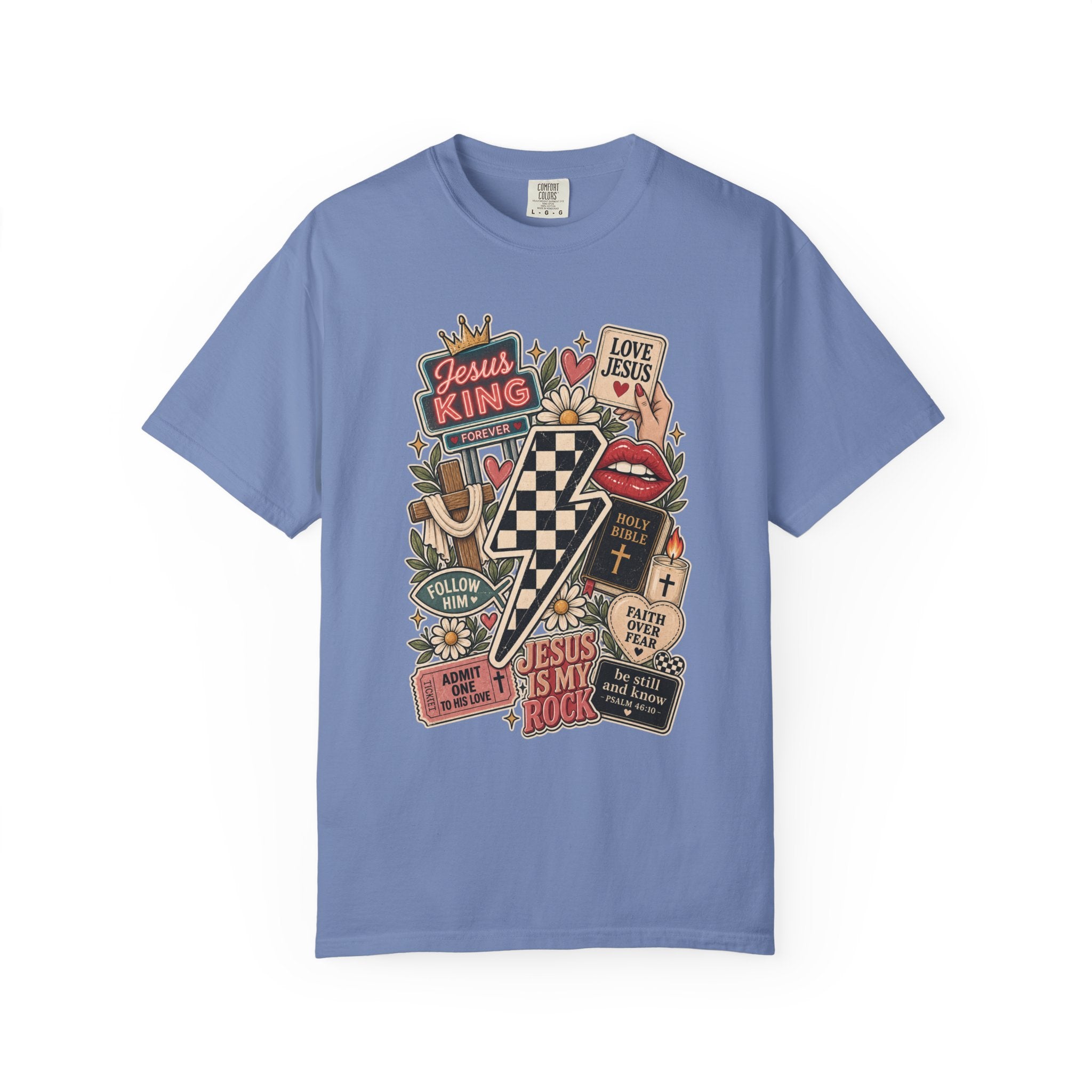 Western Collage Jesus Shirt