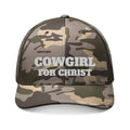 Cowgirl for Christ Camouflage Trucker Hat