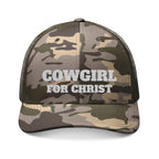 Cowgirl for Christ Camouflage Trucker Hat