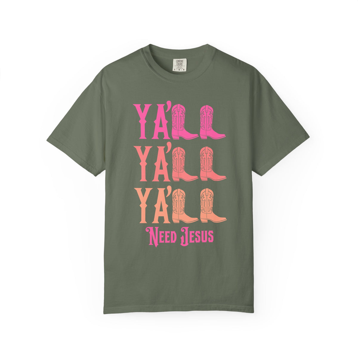 Cowgirl Boots Ya'll Shirt