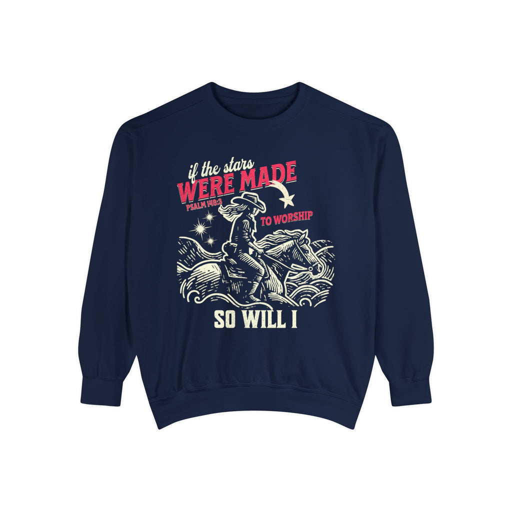 Cowgirl Stars Worship Sweatshirt