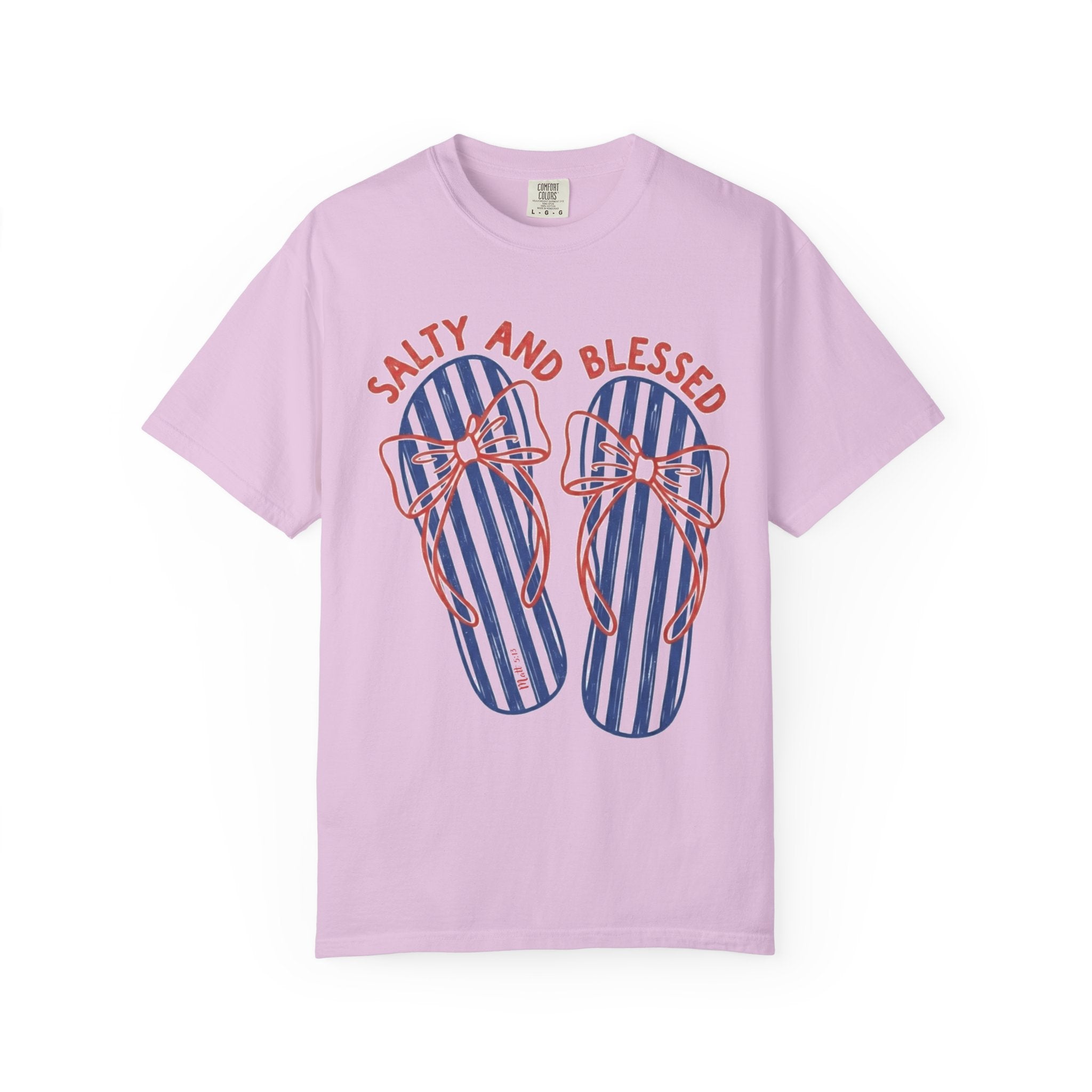 Salty and Blessed Sandals Shirt