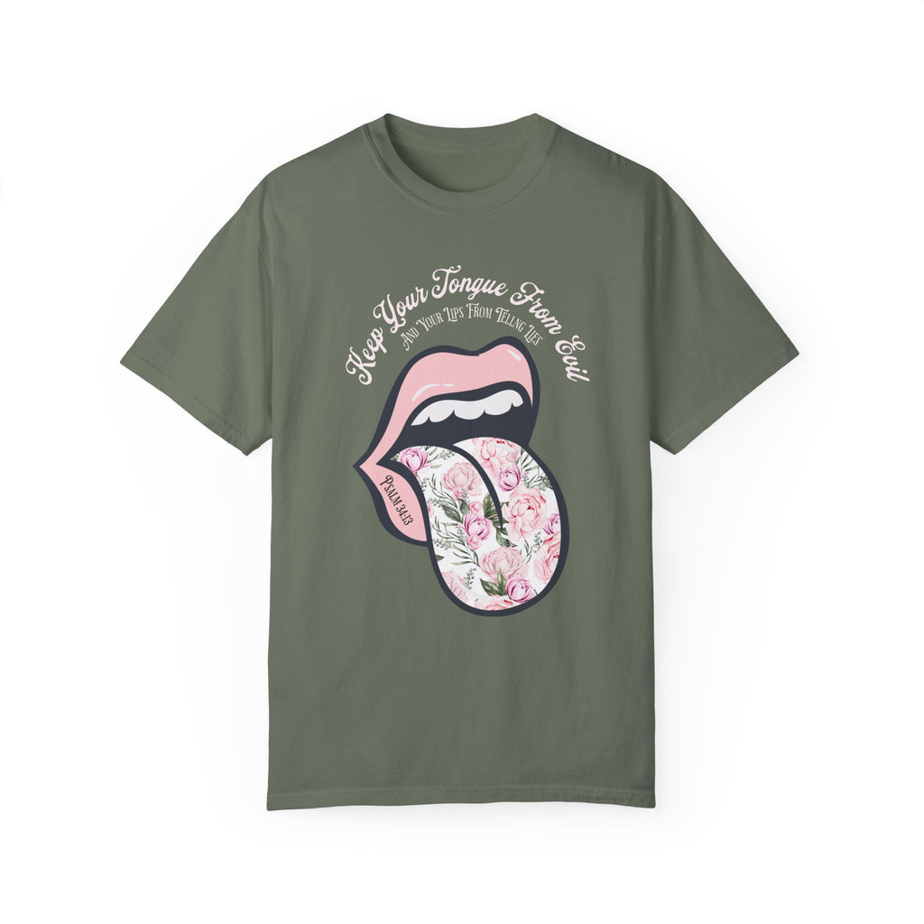Retro Keep Your Tongue From Evil Shirt