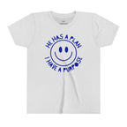 Youth Retro He Has A Plan Shirt