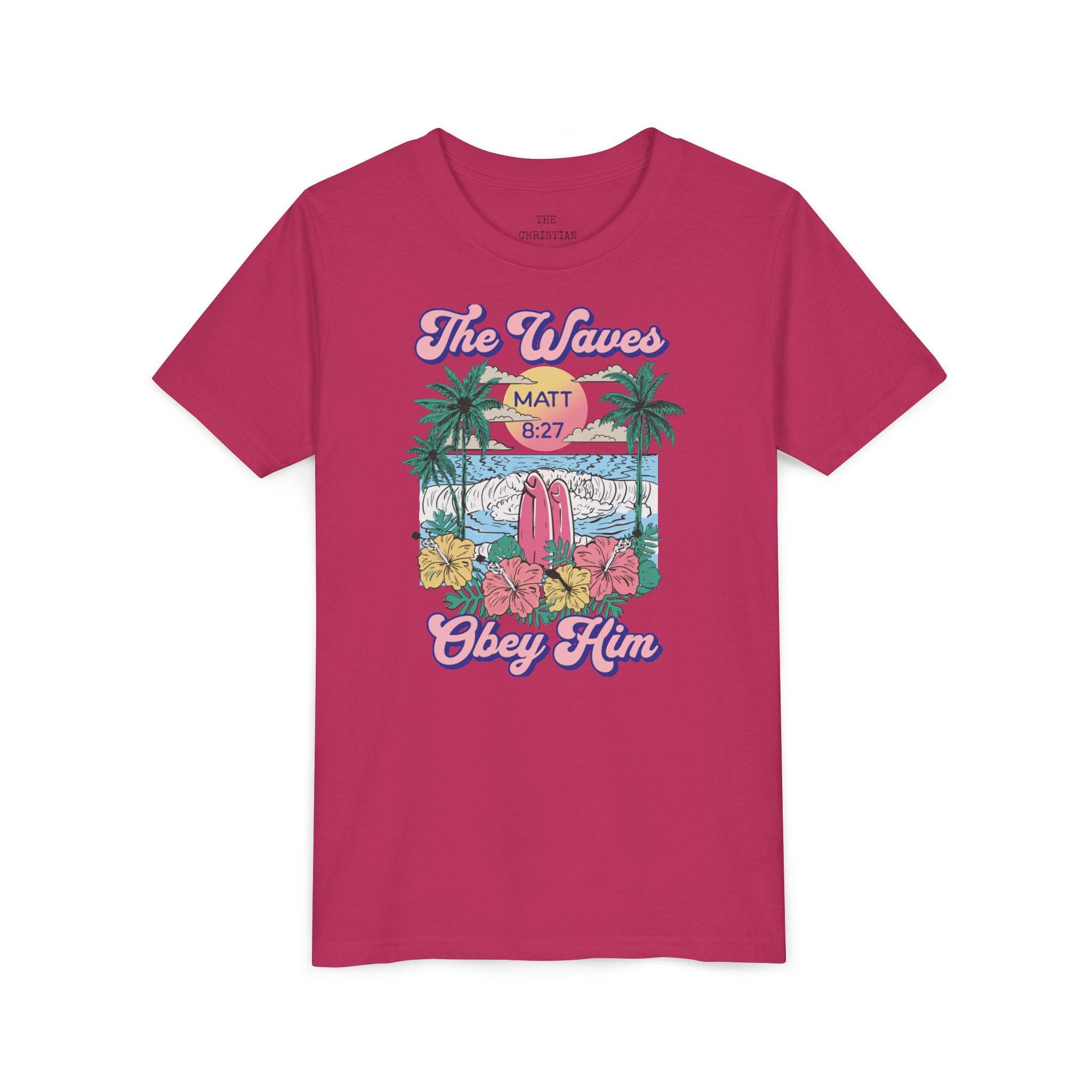 The Waves Obey Him Youth Shirt