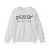 Lace Font Trust in God Sweatshirt