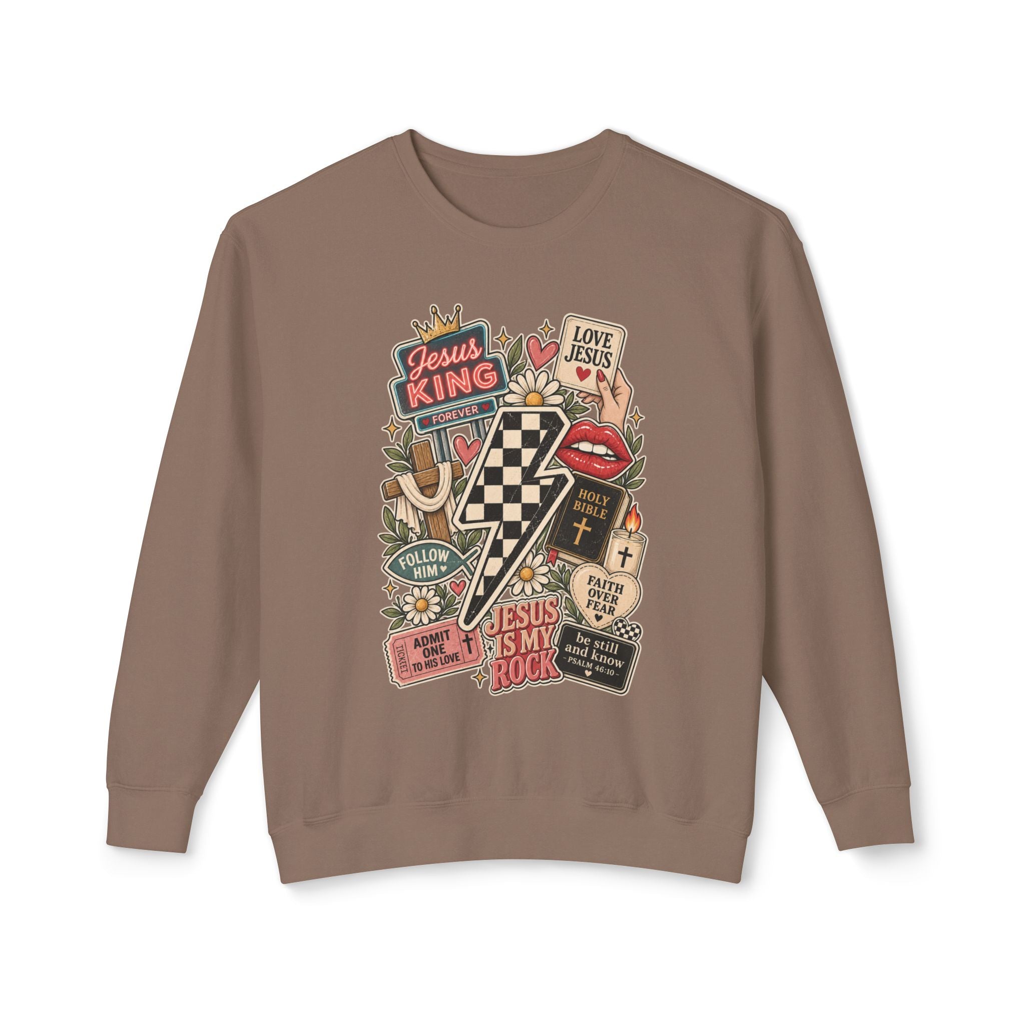 Western Collage Jesus Sweatshirt