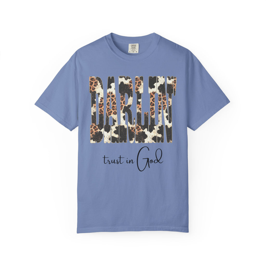 Camo Leopard Darlin Trust in God Shirt