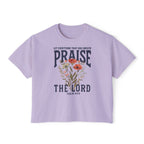 Flower Praise The Lord Boxy Tee