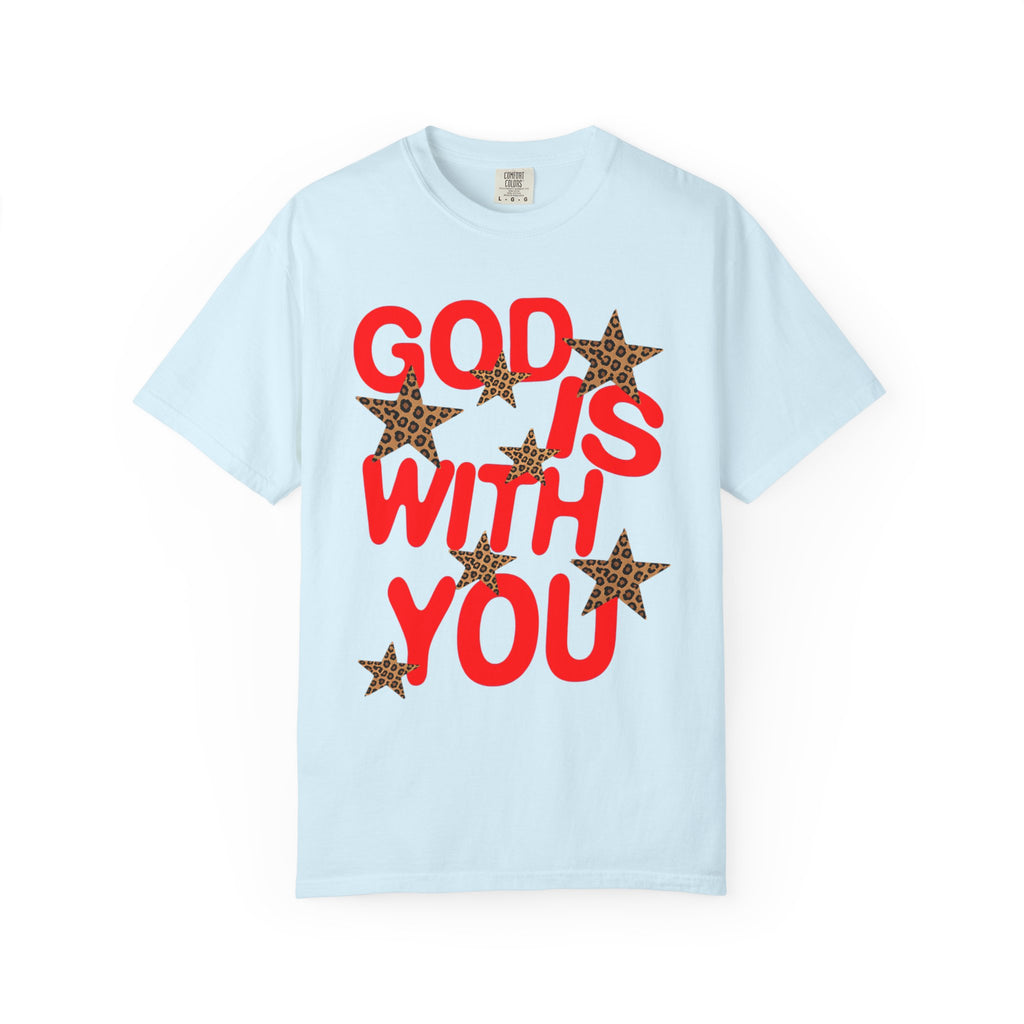 Leopard Star God Is With You Shirt