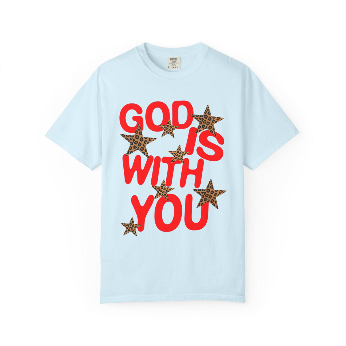 Leopard Star God Is With You Shirt