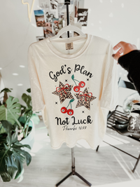 Retro God's Plan Not Luck Shirt